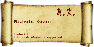 Michels Kevin névjegykártya